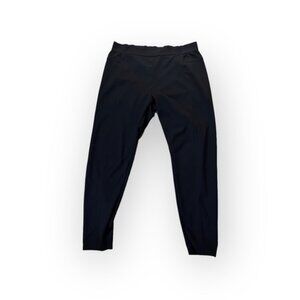 Womens L Joe Fresh Black Ankle Length Yoga Pants Leggings